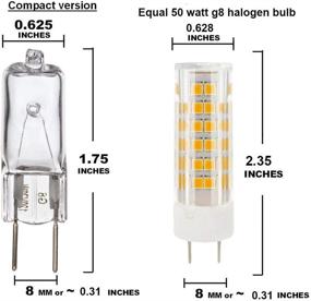 img 3 attached to Industrial Electrical Replacement Microwave Lighting, 2 Pack, 6W, 110V-130V