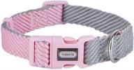 🐶 yudote dog collar: adjustable soft cotton collars with quick release buckle for dogs & puppies with sensitive skin logo