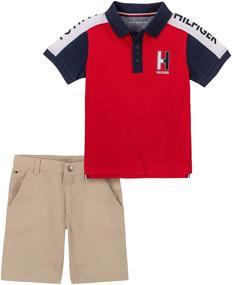 img 1 attached to Tommy Hilfiger Pieces Shorts Stripes Boys' Clothing and Clothing Sets