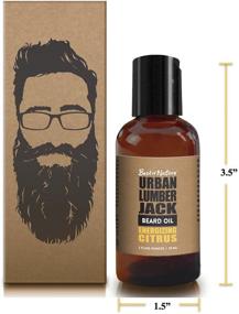 img 3 attached to 🍊 Invigorate Your Beard with Urban Lumberjack Beard Oil & Conditioner - Energizing Citrus, All-Natural 2 oz