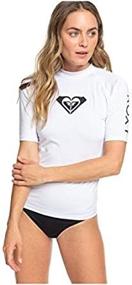 img 1 attached to 🌴 Roxy Juniors Heart Print Sleeve Rashguard - Women's Swimsuit & Cover Up Apparel