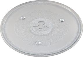 img 3 attached to 🍽️ HQRP 10.5 inch Glass Turntable Tray compatible with Hamilton Beach 252100500497 HB-P90D23 HB-P90D23A HBP90D23 HB-P90D23AL-DJ Microwave Oven Cooking Plate 270mm 10.5", 10.5" Emerson Sunbeam Magic-Chef