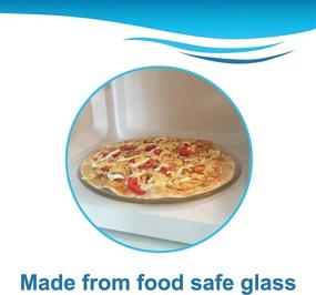 img 2 attached to 🍽️ HQRP 10.5 inch Glass Turntable Tray compatible with Hamilton Beach 252100500497 HB-P90D23 HB-P90D23A HBP90D23 HB-P90D23AL-DJ Microwave Oven Cooking Plate 270mm 10.5", 10.5" Emerson Sunbeam Magic-Chef