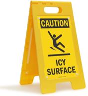 caution surface folding smartsign plastic logo