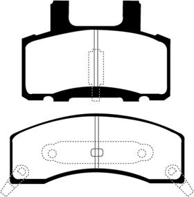 img 1 attached to 🔴 EBC Brakes DP71274 Спортивные тормозные накладки 7000 серии Greenstuff SUV Supreme Compound - красные, гарантированно высокая производительность.