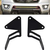 🚗 highly compatible 30'' led light bar hidden bumper mount bracket for 2015-2021 chevrolet colorado & 2015-2020 gmc canyon 4wd/2wd logo