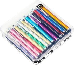 img 3 attached to 🖊️ Multicolor Stylus Pen Set of 36 for Universal Touch Screens - Compatible with iPhone, iPad, Tablet