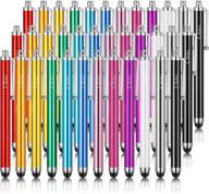 🖊️ multicolor stylus pen set of 36 for universal touch screens - compatible with iphone, ipad, tablet logo