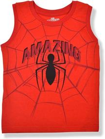img 2 attached to 🕷️ Marvel 3 Pack Amazing Spider Man Sleeveless Boys' Clothing Sets: A Marvelous Choice for Your Hero-in-Training