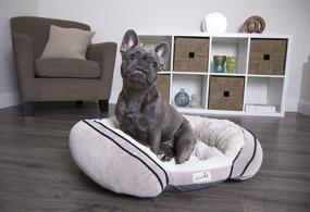 img 3 attached to 🐾 Ultimate Comfort with Petlinks Soothing Gel Memory Foam Pet Beds