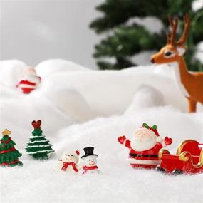 img 3 attached to Christmas Snow Blanket Roll: Artificial Snow Blankets for Authentic Christmas Village Wall Decorations (1, 2.6 x 7.8 Feet)