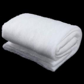 img 4 attached to Christmas Snow Blanket Roll: Artificial Snow Blankets for Authentic Christmas Village Wall Decorations (1, 2.6 x 7.8 Feet)