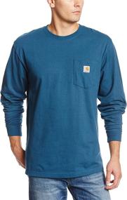 img 2 attached to Carhartt Relaxed Sherpa Lined Snap Front 2X Large Men's Clothing for Shirts