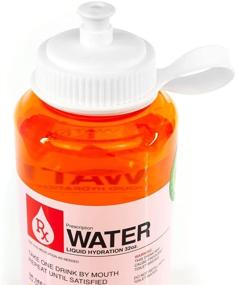 img 2 attached to 🍊 32 Oz BPA-Free Prescription Water Bottle With Lid - Wide-Mouth, Novelty Hydroflask - Fun & Unique Orange Medicine Bottle Design - Screwtop Cap - Perfect Hydration Enthusiast Gift