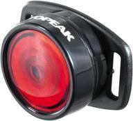 🚲 topeak tail lux helmet light - black, 1.2” x 1.2” x 0.7”, 3x3x1.7 cm logo