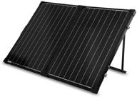 🌞 renogy 100w 12v моно-кристаллическая солнечная панель в чемодане + водонепроницаемый зарядный контроллер: портативный складной офф-грид контроллер с держателем, 2 шт. по 50 вт. логотип