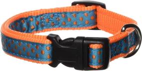 img 2 attached to 🐾 Nylon Polka Dot Dog Collar by East Side Collection: The Ultimate Choice for Fashionable Pups