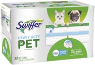 swiffer heavy duty pet wet mopping cloths with febreze odor defense - 32 count logo