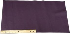 img 1 attached to Upholstery Leather Cowhide Purple Weight