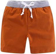 mud kingdom athleisure shorts cotton boys' clothing and shorts logo