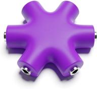 разветвитель патчей модульного синтезатора eurorack фиолетового цвета логотип
