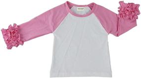 img 1 attached to 👚 Wennikids X Large Little Long Sleeve T Shirt for Girls - Stylish Girls' Tops, Tees & Blouses