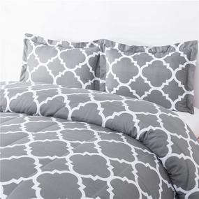 img 3 attached to Shatex Comforter Microfiber Polyester Geometric