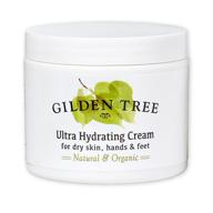 gilden tree fragrance-free ultra hydrating cream: ideal for dry, cracked skin on hands and feet - 4 oz. logo