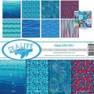 sea life collection scrapbook kit – vibrant multi-color palette for unforgettable paper crafts logo