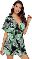 tropical vibes: floerns womens short dress for beach days & summer escapes logo