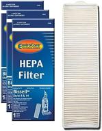 🔍 envirocare premium replacement vacuum cleaner post motor hepa filter for bissell style 8 & 14 uprights - pack of 3 filters logo