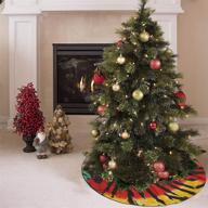 🐾 anangtee black tie dye pet carpet blanket mat - rustic party farmhouse lollipop decorations - large christmas tree skirt 36,36 логотип
