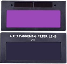 img 2 attached to 🔥 The Best Deal: OriGlam Solar Auto Darkening Welding Helmet Lens Filter Shade - Ultimate Eye Protection