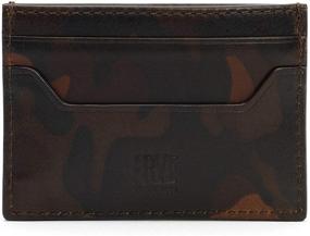 img 1 attached to Frye Austin Card Case 👝 Espresso: Stylish Men's Wallet & Card Organizer