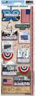 🗺️ washington dc #1 travel & vacation scrapbook stickers - paper house (1-pack), stcx-0175e - improved seo logo