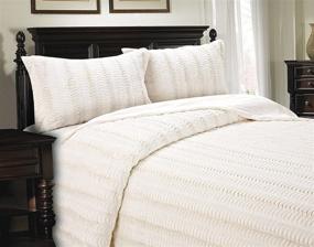 img 1 attached to 👑 King Size Cream Cathay Home Lofty Luxe Faux Fur Blanket - Enhanced SEO