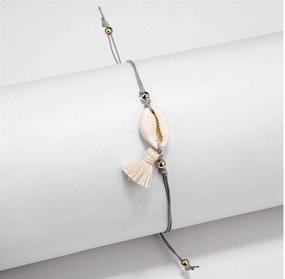 img 3 attached to Fanda Pendant Adjustable Anklets Bracelets