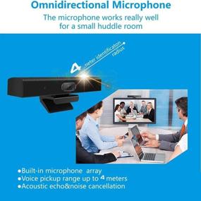 img 1 attached to 🎥 Enhanced Video Conferencing Solution: Black USB Conference Room Camera with Microphone, Speaker, and Wide-Angle Lens for Mac, PC, Laptop, Desktop