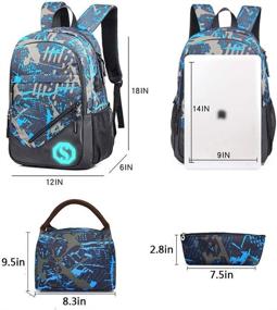 img 2 attached to Lightweight Resistant Bookbags Charging: The Perfect Backpack for Boys