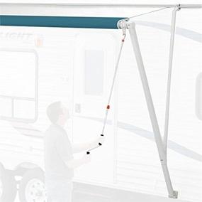 img 2 attached to 🏕️ Enhanced White Pioneer Crank-Out RV Awning Upgrade Endcap Kit - Carefree 850001