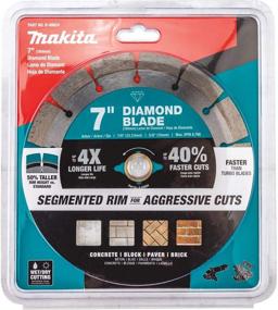 img 2 attached to 💎 Makita B-69624 7-Inch Diamond Blade for Versatile General Purpose Cutting