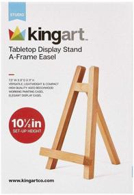img 3 attached to KINGART Wooden Tabletop Display Natural