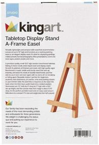 img 2 attached to KINGART Wooden Tabletop Display Natural
