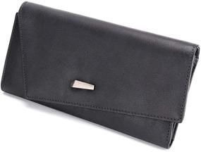 img 4 attached to Genuine Leather Blocking Handmade Organizer Women's Handbags & Wallets and Wallets