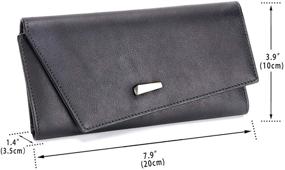 img 2 attached to Genuine Leather Blocking Handmade Organizer Women's Handbags & Wallets and Wallets