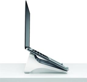 img 2 attached to 📱 Fellowes I-Spire Series Laptop Lift/Stand, White/Gray (9311201): Elevate Your Laptop in Style