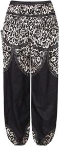 img 2 attached to Stylish and Comfortable TENMET Little Trousers: Bohemian Activewear for Girls' Clothing in Active