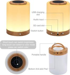 img 3 attached to Ночной свет с Bluetooth-динамиком