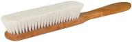 🐐 redecker goat hair book dust brush - oiled pearwood handle, 10-1/4 inches logo