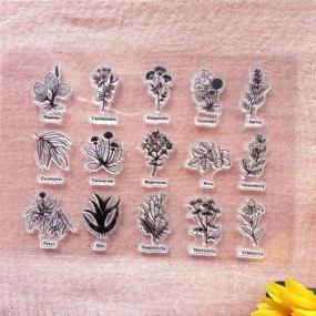 img 3 attached to GAWEI Plant Dandelion Clear Stamps: Beautify Cards, Scrapbooks & Albums with Stunning Rubber Stamps!